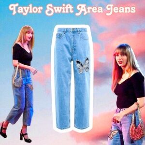 RARE NWT SOLD OUT TAYLOR SWIFT AREA BUTTERFLY JEANS